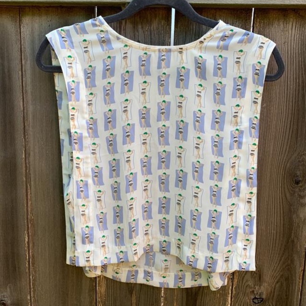 Boxy Sleeveless Top Small